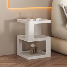 铁艺床头柜小型置物架轻奢现代简约收纳储物小茶几迷你创意床边柜