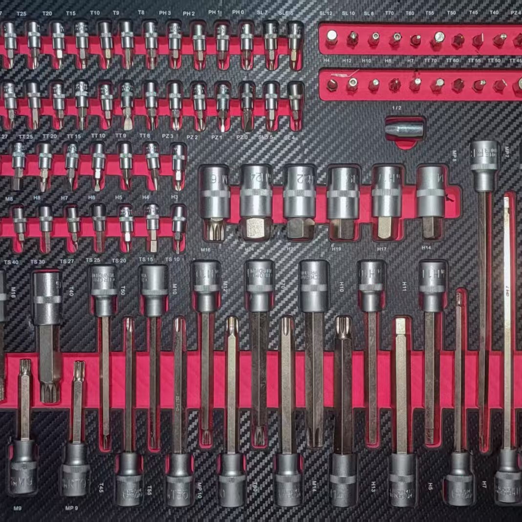 Camión de herramientas de reparación de automóviles, piezas de herramientas pesadas, cajones, caja de herramientas móvil multifuncional, gabinete de herramientas de reparación