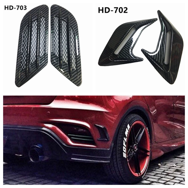 Автомобильный поддельный выход воздуха декоративная наклейка на капот имитация вентиляции HD-702/703air flow