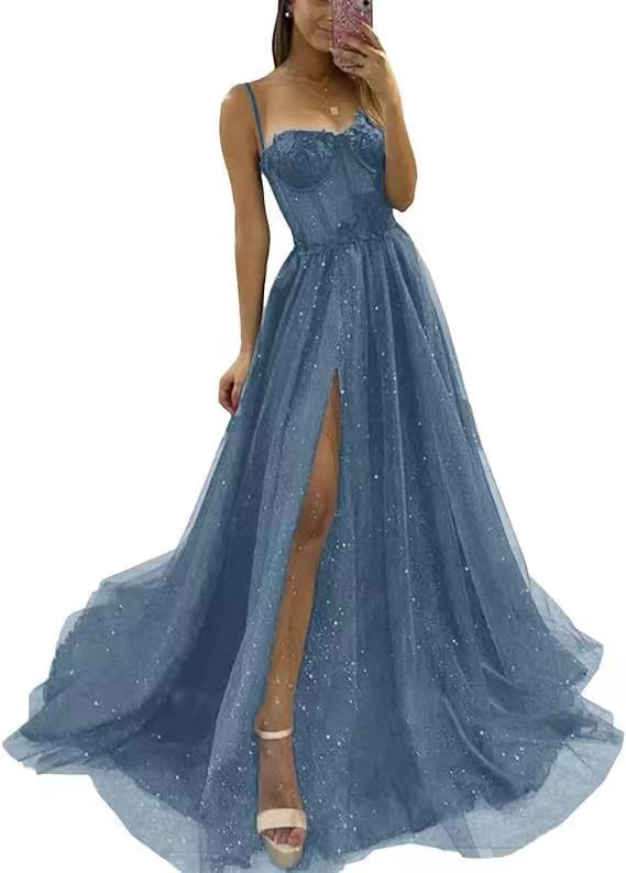 Europa y los EE.UU. lanza nuevo vestido de noche Aliexpress Amazon nuevo vestido de fiesta elegante de carácter largo image 15