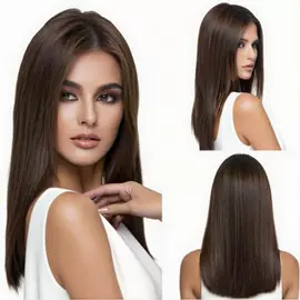 假发长卷发;假发马尾;长直发假发