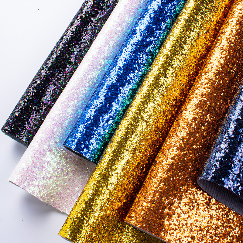 in stock supply large Gretel glitter glitter sequins luggage shoes clothing fabric gold gradient fabric