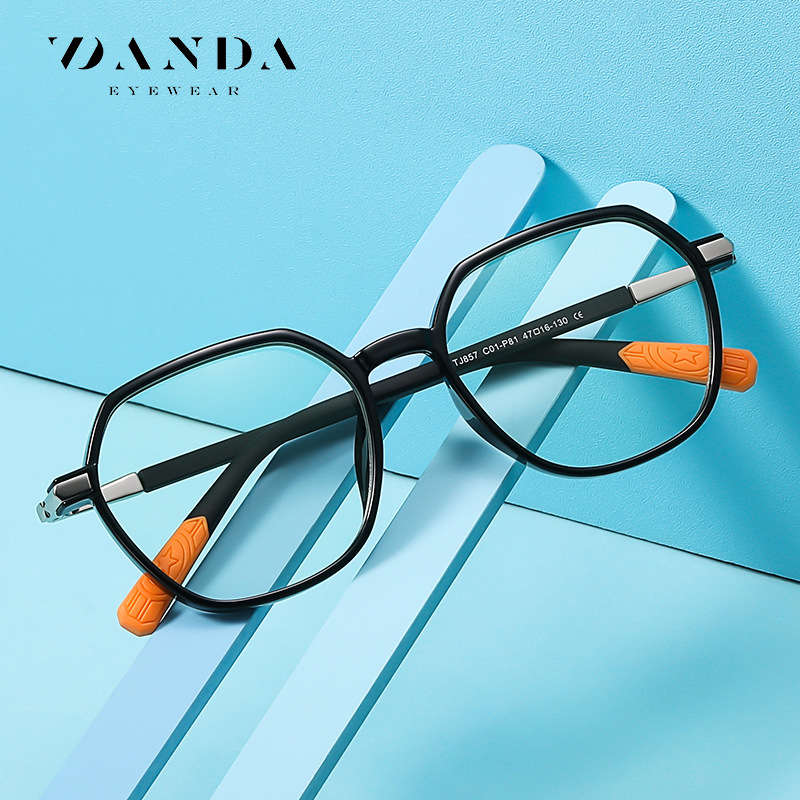 Nuevos niños miopía gafas marco europeo y americano de la moda de contraste de color a juego TJ857 ultra-ligero TR90 anti-azul gafas de luz