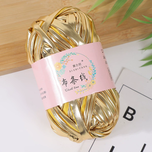 Champagne imitation leather gold *1*1*/* cotton polyester