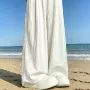山本宽松直筒薄款阔腿裤