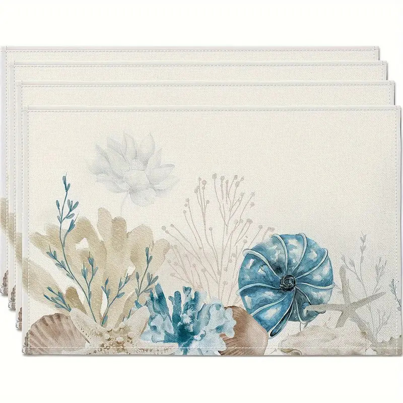 Transfronterizos lino almohadilla de mesa Aliexpress TEMU Amazon almohadilla de mesa cuadrada búfalo rojo almohadilla de Navidad Día de la Independencia