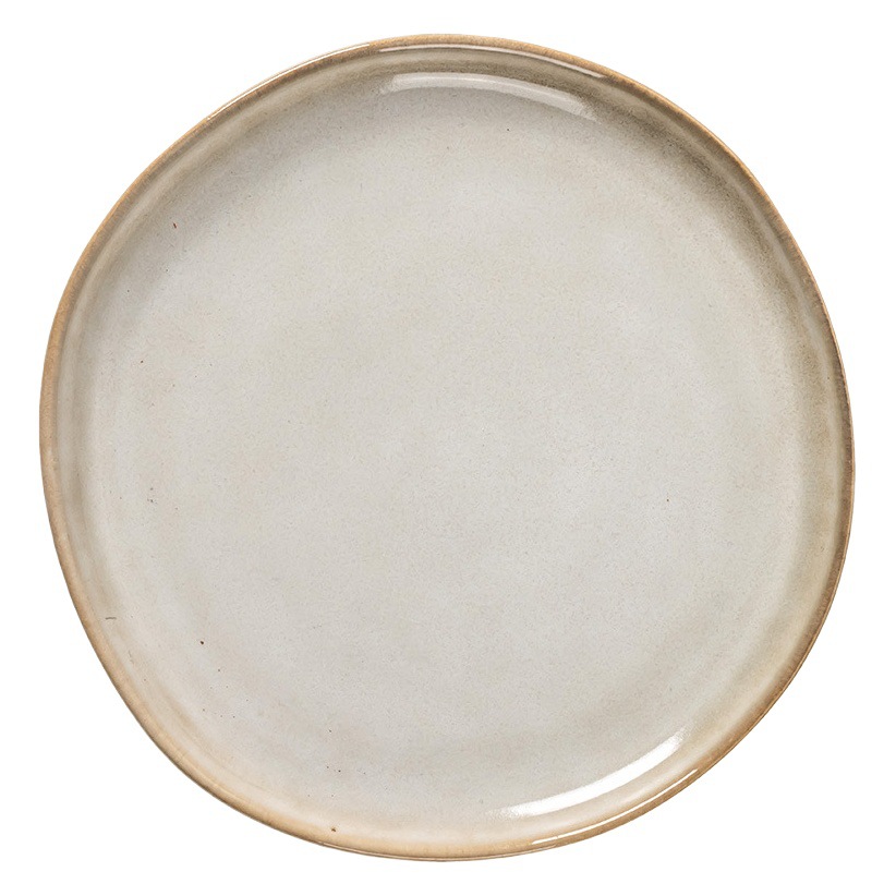 Juego de platos retro y de nicho, cuencos abiertos prácticos de cerámica, plato de ensalada para el hogar, plato de carne de pasta, plato de vajilla