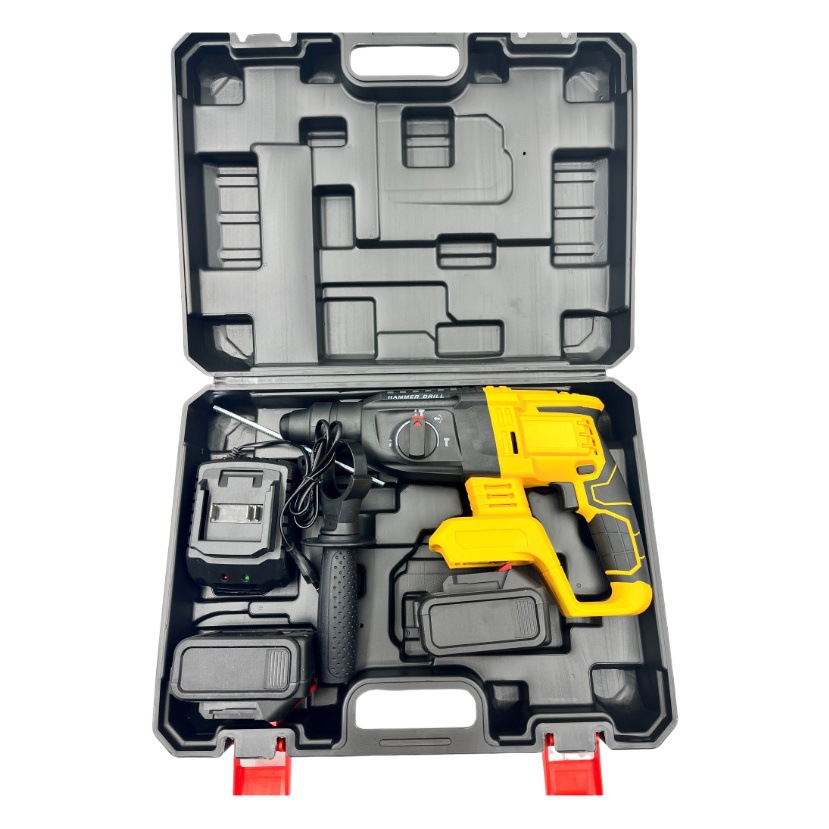 Directo de fábrica de alta potencia sin escobillas recargable de litio martillo eléctrico grado industrial de alta potencia de perforación de impacto martillo eléctrico