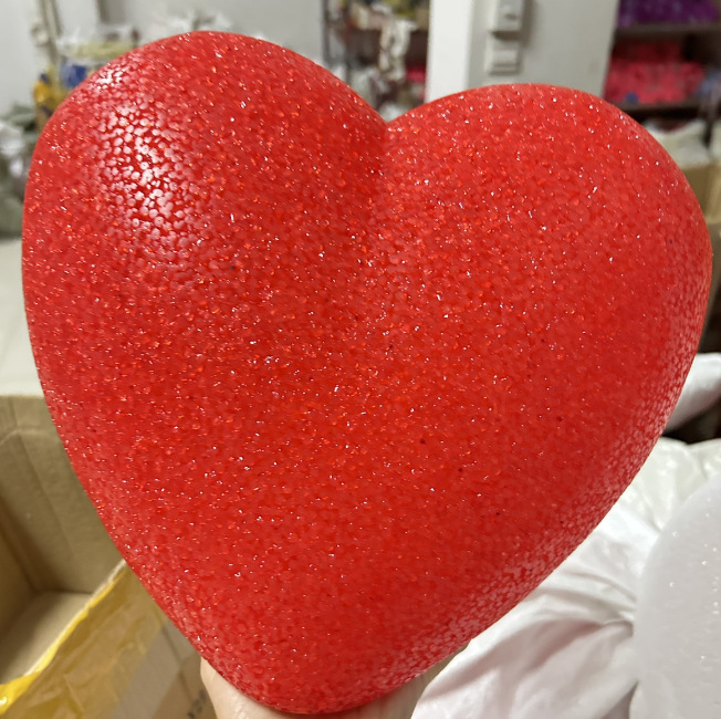 La CELEBRACIÓN DE Amor coro luz apoyos rojo en forma de corazón grano de arroz luz de la noche etapa de rendimiento apoyos al por mayor