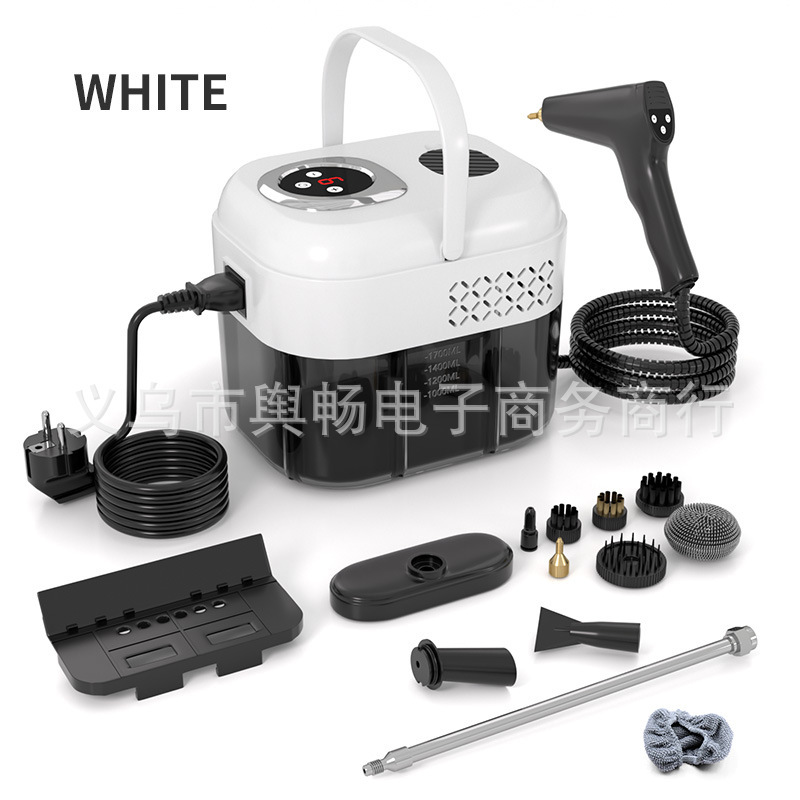 High temperature steam cleaning machine intelligent digital display kitchen range hood bathroom handle controllable switch cleaning machine cross-border