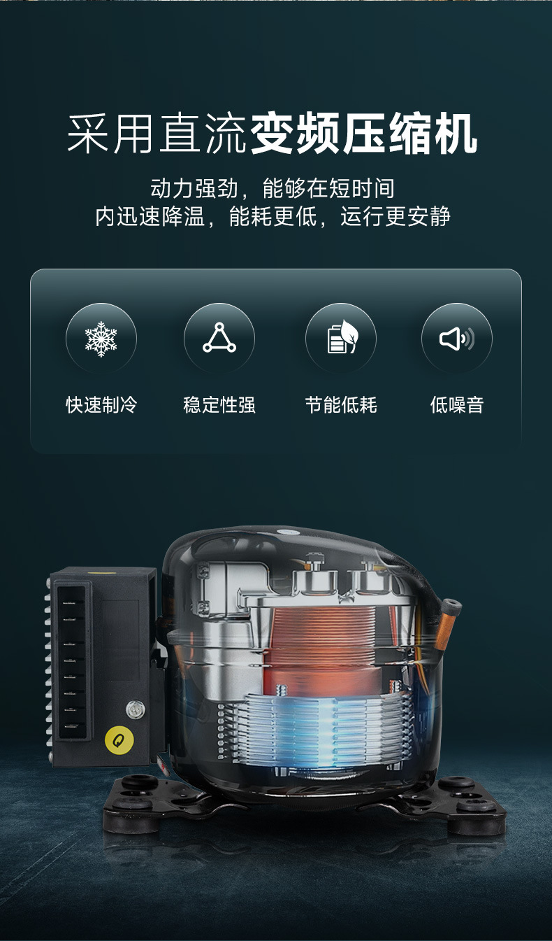 Ice Tiger Compressor Car Refrigerator, Dual-Use for Car and Home, Freezing and Refrigeration, 12V24V Portable Nl15 Dormitory Mini Refrigerator