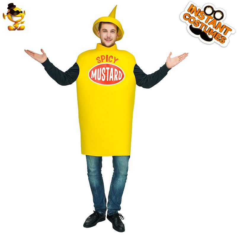 Adultos hombres y mujeres pareja Halloween tomate salsa Cosplay traje etapa traje mascarada parodia