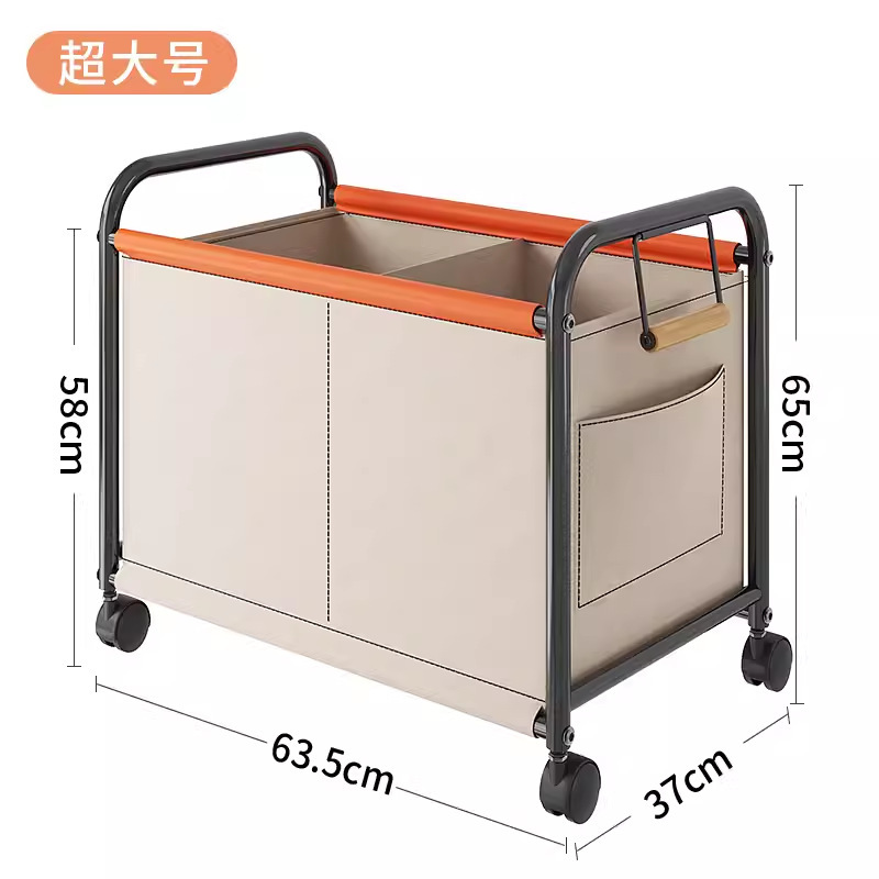 玩具置物架零食收纳箱小推车幼儿园落地移动家用整理储物筐书架子|undefined