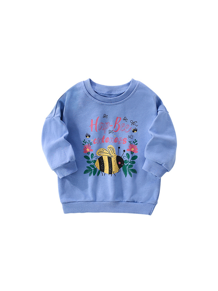 Malwee Child Sweater Otoño nuevo pullover guapo estampado cuello redondo Europa y América niños y medianos chaqueta casual