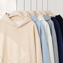 春夏新款重磅潮牌连帽卫衣男女休闲宽松百搭情侣上衣帽衫外套加厚