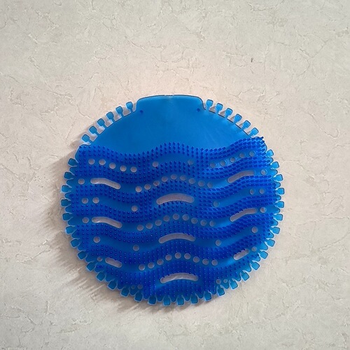 Urinal fragrance tablet manufacturer men's urinal wash basin deodorizing EVA spiked anti-splash filter with strong and long-lasting fragrance