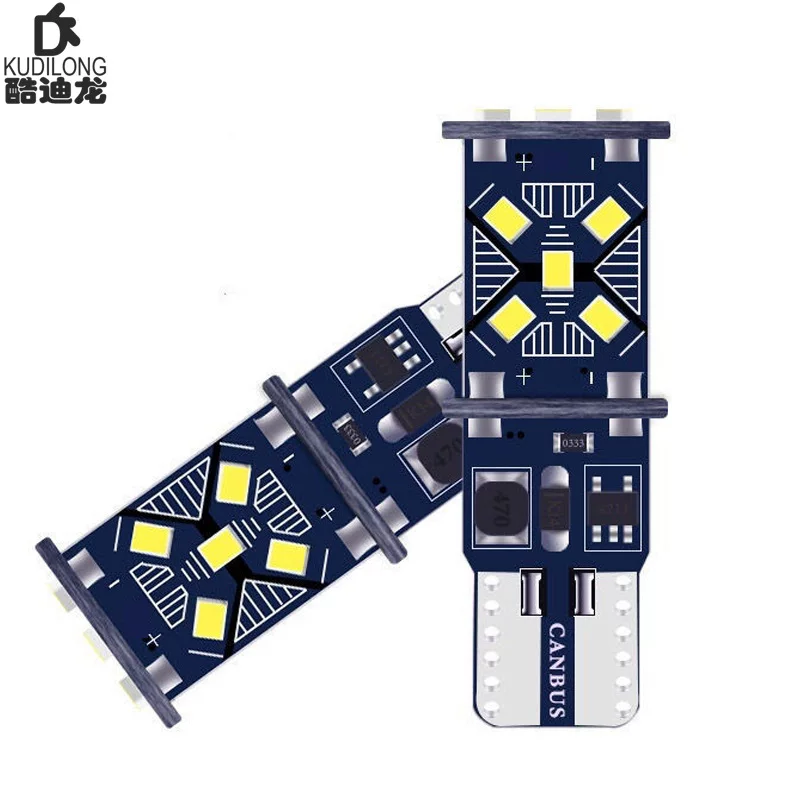 Кросс-бордер диджитал новый хайлайт декодинг автомобильной LED-лампы W5W T10 2016 15smd