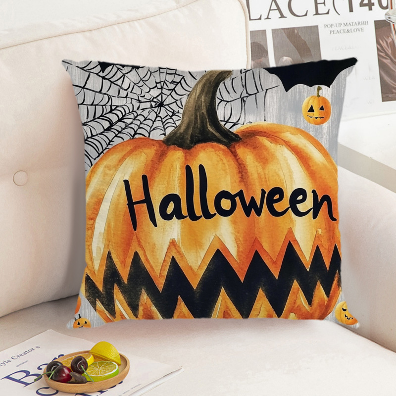 枕カバーの国境を越えた供給デジタル印刷ハロウィンプロモーションアイテム装飾枕車のインテリアクッションソース直接販売|undefined