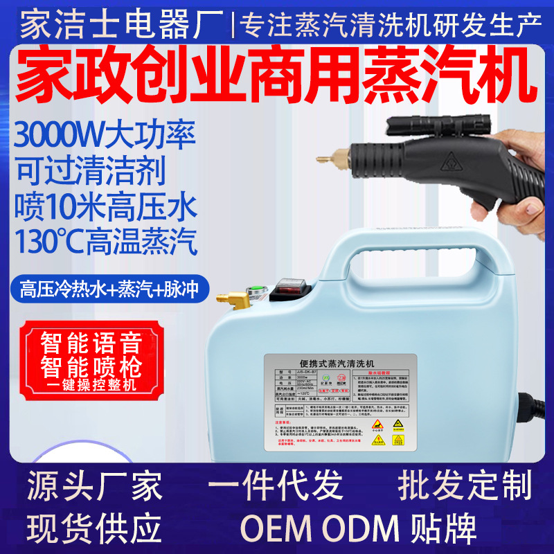 商用家用高温高压蒸汽清洗机洗一体机家电空调油烟机多功能设备
