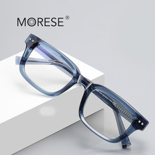 男士防蓝光眼镜架2189新款小方框厚边欧美平光镜插芯品质光学镜框