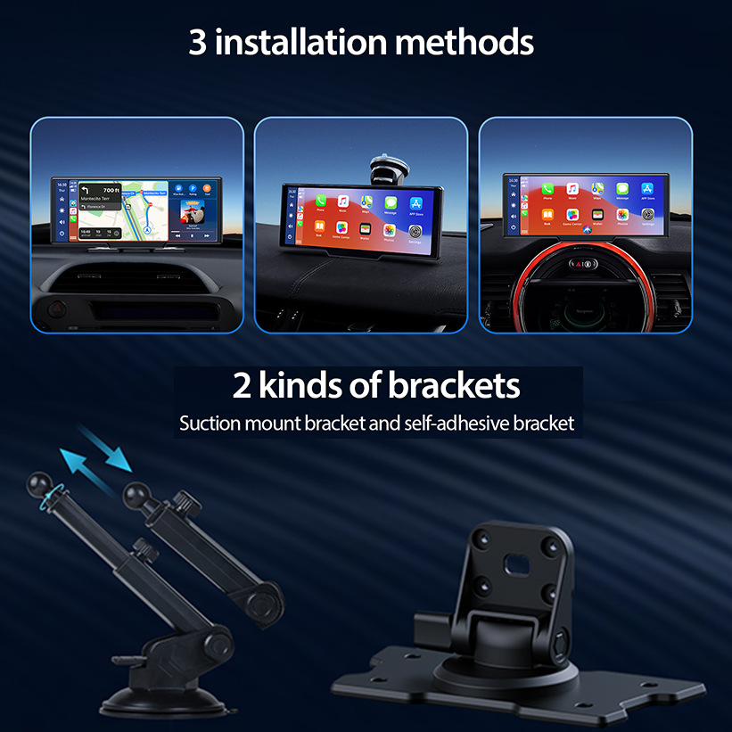 10.26inch In-Car Smart Screen Wireless Carplay Android Auto Bluetooth Navigation and Audio All-In-One Device