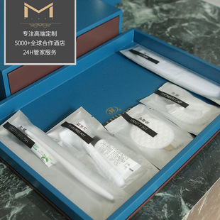 Hotel B & B Hotel Disposable Toothpaste Toothbrush Comb Shoe Shine Cloth Shower Cap Cotton Swab Shaver Factory Wholesale