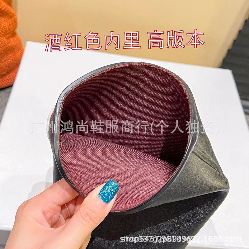 軽量高級ミッドカーフレインブーツ、ミッドカーフブーツ、レトロナイトブーツ、ウォーターシューズ、オールインワン中古レディースブーツ（2025年モデル）|undefined