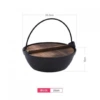 26cm cast iron thread pot