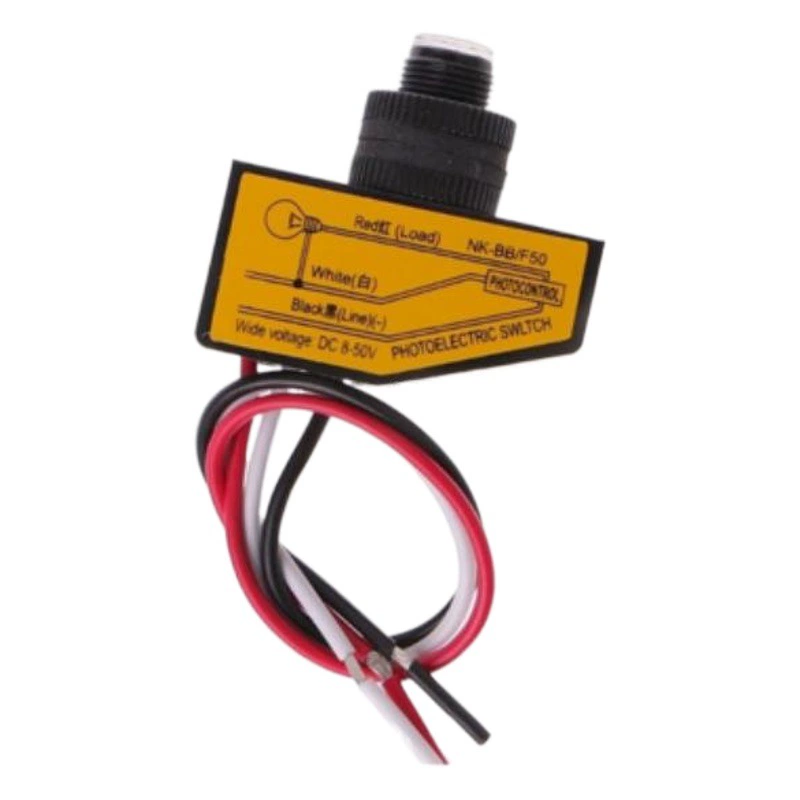 Фотоэлектрический переключатель NK-BB/F50 DC8-50V Светодиодный датчик света Сертификация DC CE