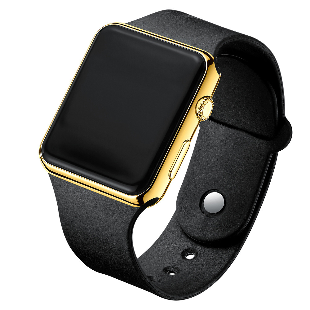 Gold shell-black strap