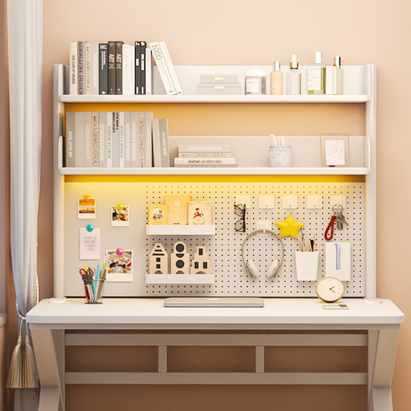 Desktop Storage Rack Office Desk Multi-Layer Desktop Storage Rack Desktop Student Computer Storage Hole Board Bookshelf