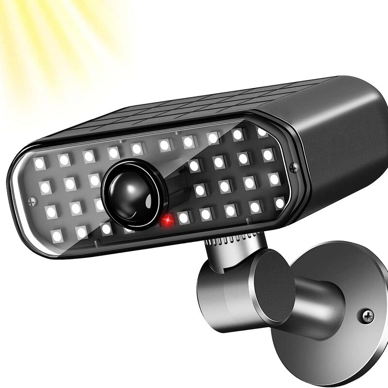 New solar multi-bead bright safety induction wall lamp full black solar PIR sensor induction lamp New solar multi-bead bright safety induction wall lamp full black solar PIR sensor induction lamp