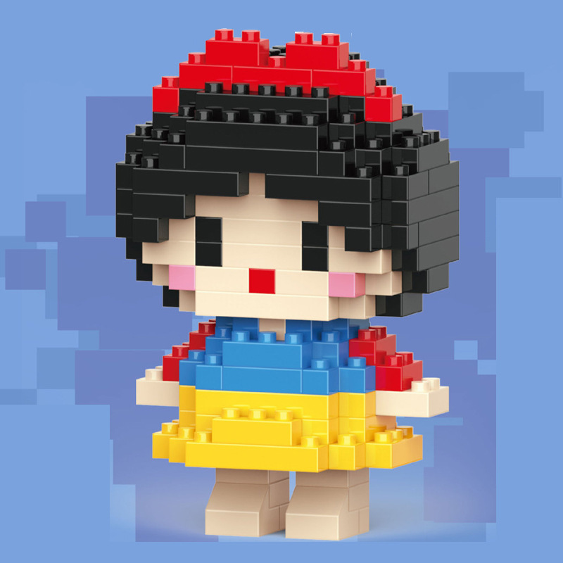 Compatible con bloques de construcción de Lego, huevos, dibujos animados, muñecas de animales, juguetes de ensamblaje de rompecabezas para niños, puestos transfronterizos al por mayor