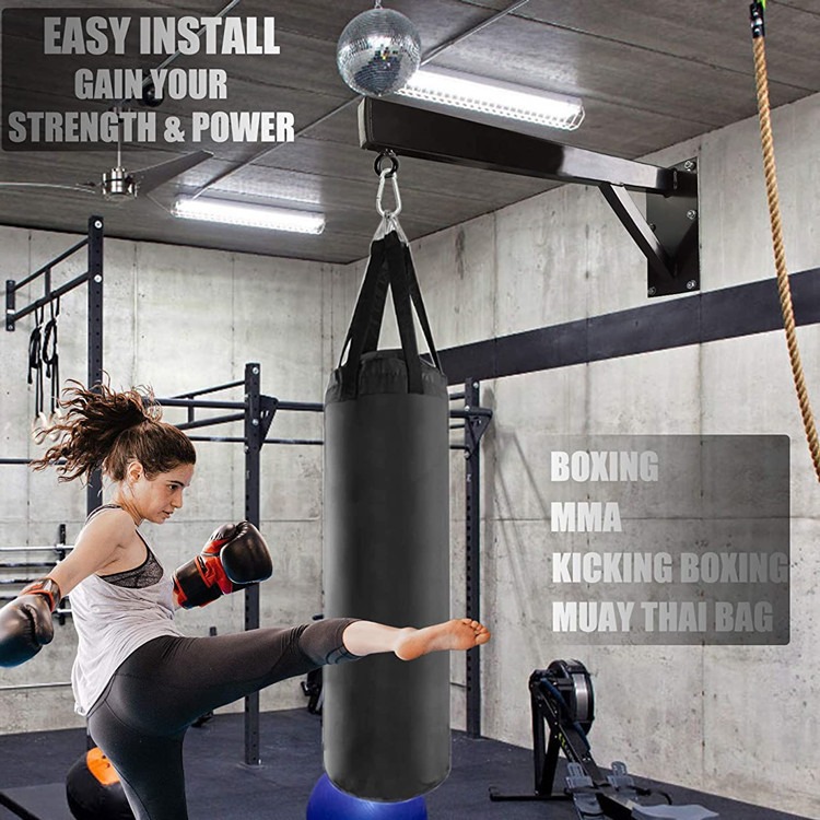 Soporte de saco de arena de boxeo montado en la pared Suspensión de techo de hierro engrosado estante de saco de arena