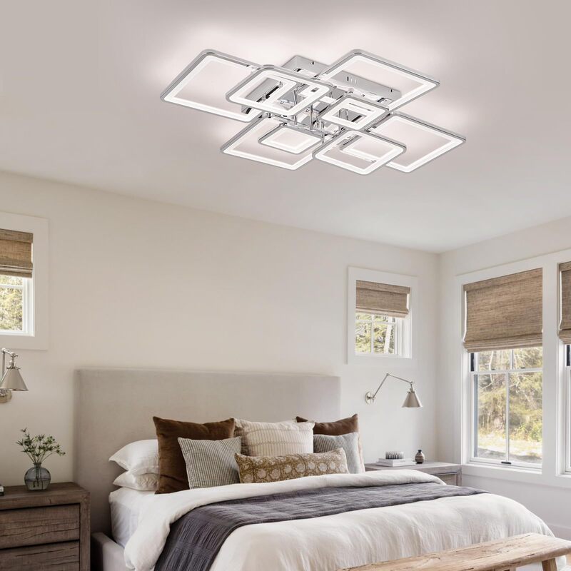 Bedroom ceiling light, creative and unique circular design, stylish home room light, Nordic modern minimalist master bedroom lighting fixture Bedroom ceiling light, creative and unique circular design, stylish home room light, Nordic modern minimalist master bedroom lighting fixture