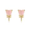 Summer earrings, brand accessory, 750 sample gold, golden color, internet celebrity, wholesale