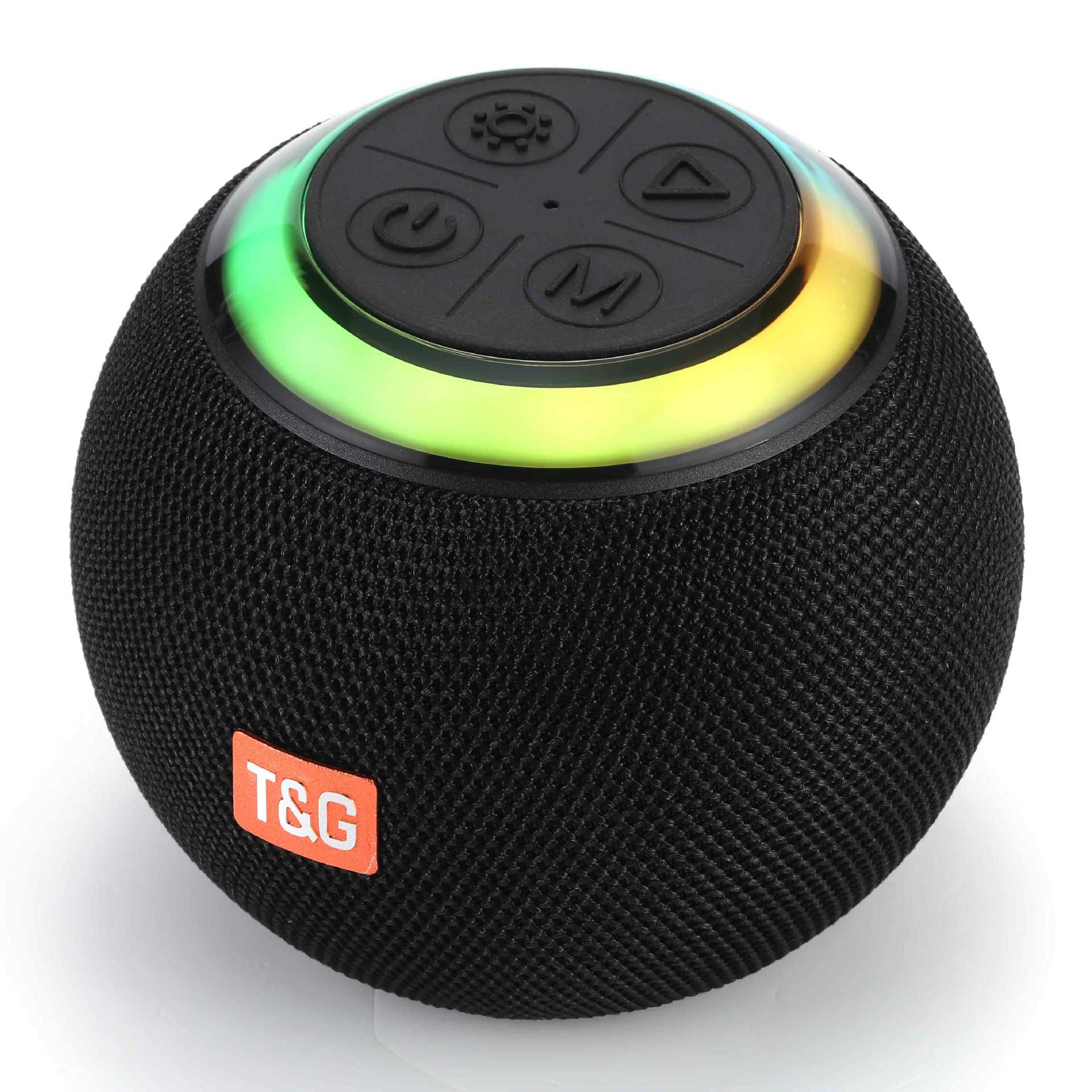 Nuevo TG683 altavoz bluetooth redondo lámpara de colores tarjeta USB portátil al aire libre altavoz mini subwoofer