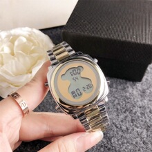 韩国新款夜光led原宿潮流学生时尚男女情侣多功能运动电子手表