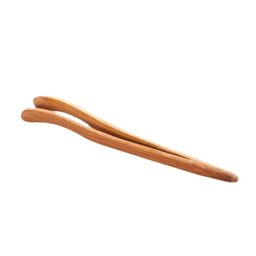 Factory direct sales wholesale bamboo five-piece tea spoon bent tea clamp bamboo tea tray ornaments tea ceremony accessories