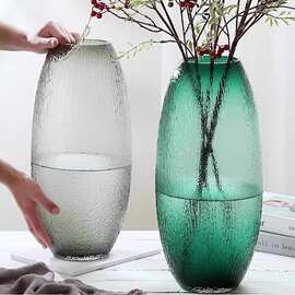 龙柳花瓶玻璃透明龙柳专用水养插花马醉木吊钟南天竹大号落地