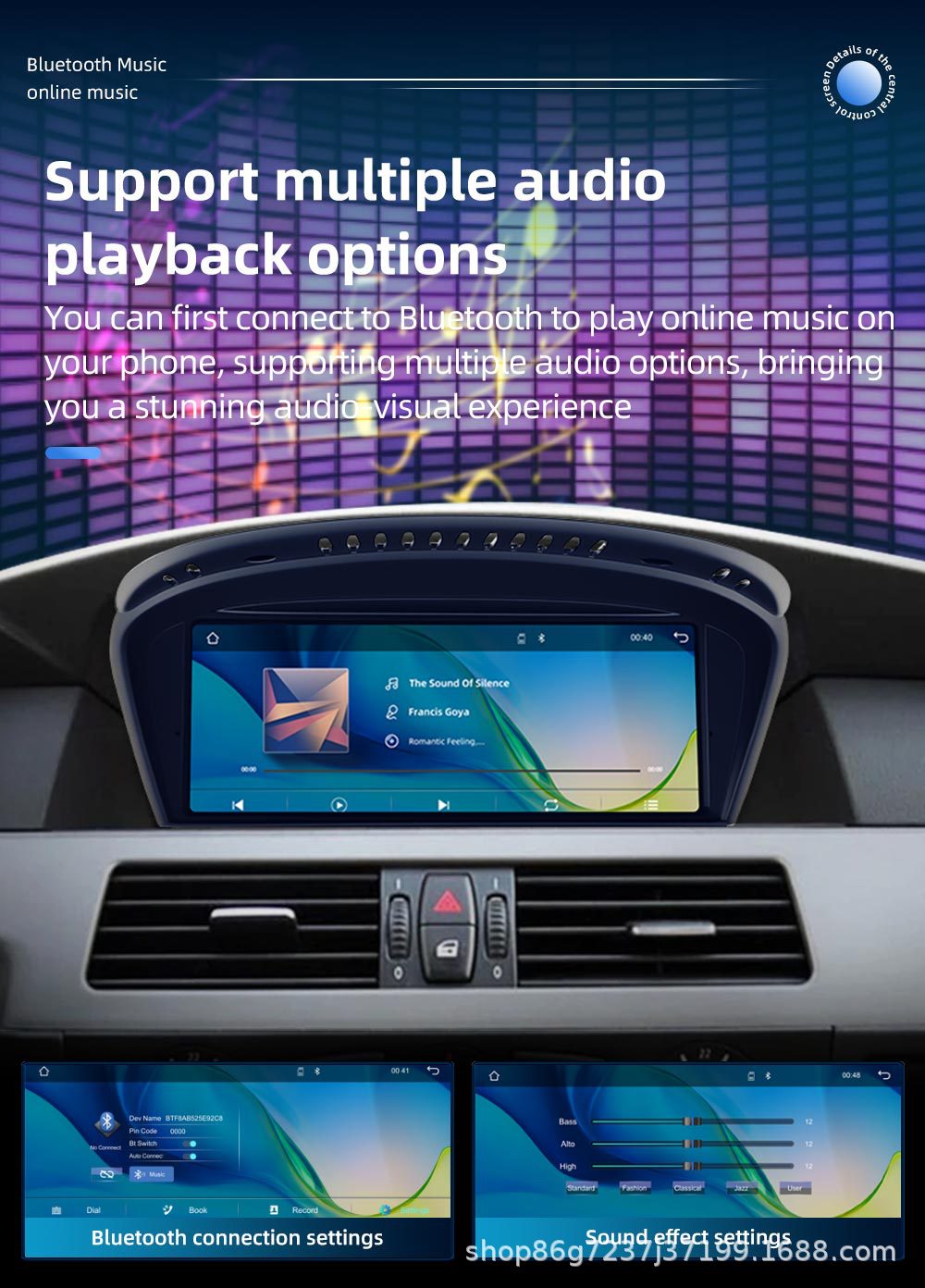 9.3inch Suitable for Bmw 5 Series E60 E90 Android Reversing Camera Car Navigation Gps All-In-One Device Carplay