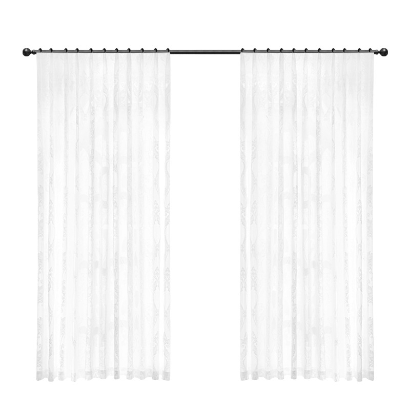 Cortina de gasa retro francesa