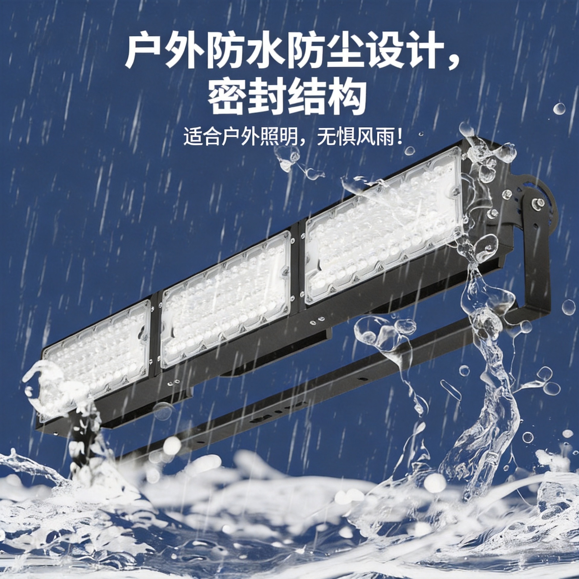 LED网球场大功率防眩匹克球场专用射灯 羽毛球场模组投光灯高杆灯