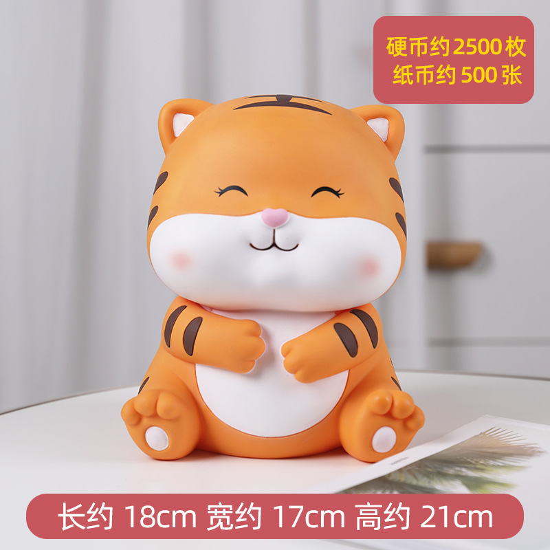 Año nuevo de tigre alcancía niños masculinos y femeninos artículos de regalo se pueden guardar ahorro de dinero olla fábrica en stock al por mayor