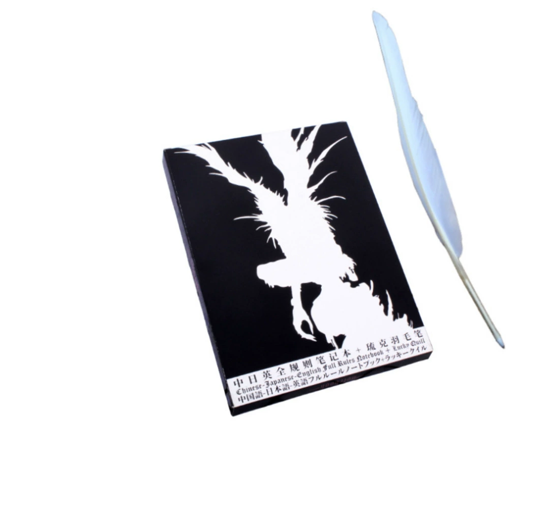 Creative laptop, set, notebook, writing brush, necklace, 3 piece set