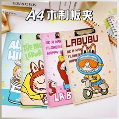 A4の答案用紙は学生のタブレットの漫画の木製の板を挟みます。