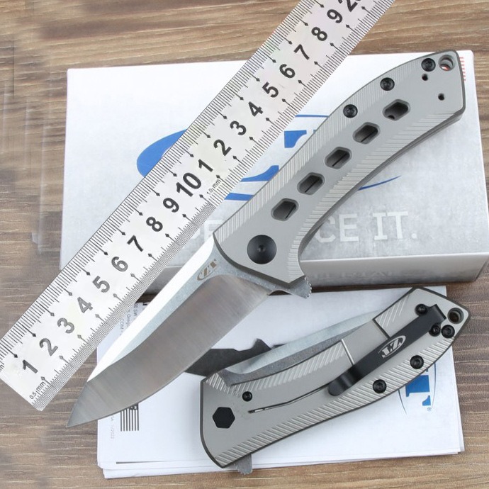ZT零误差 0801BRZ折叠刀户外高硬度M390钢材钛合金手柄户外折刀
