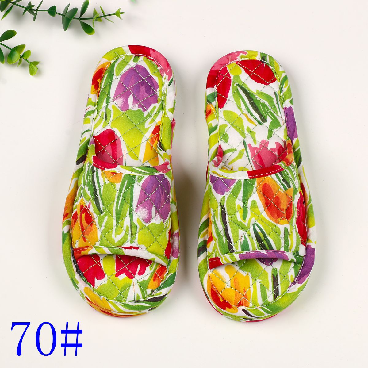 삼겹 꽃무늬 원단 여성용 70