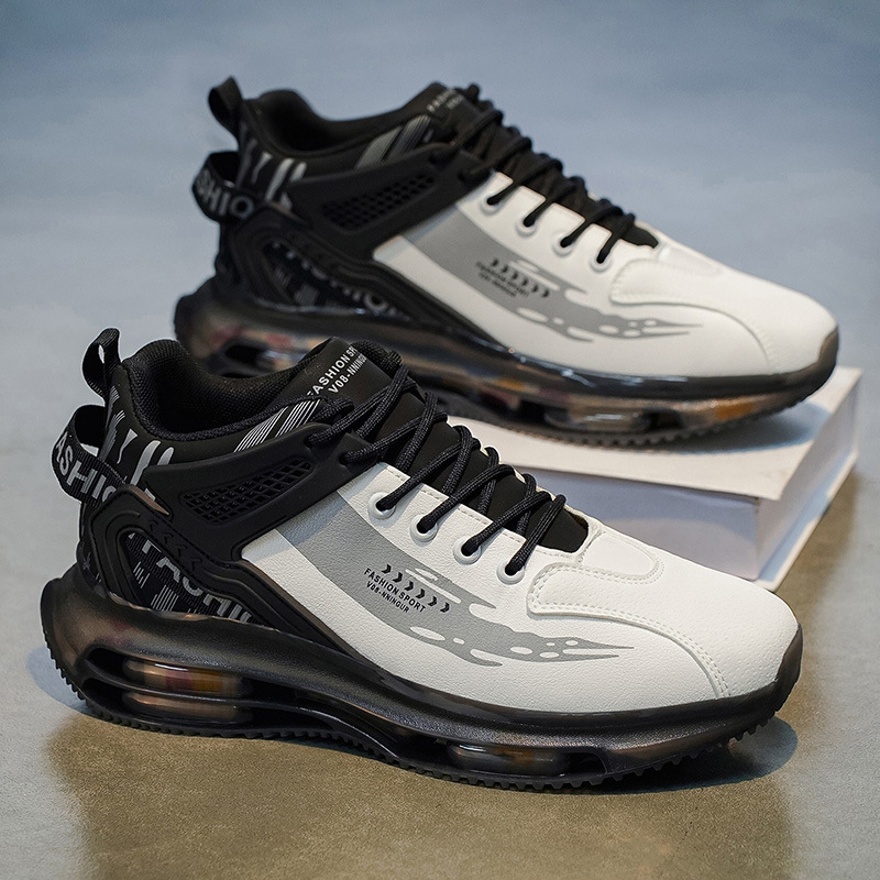 Men's Shoes 2025 New Winter Air-Cushioned Running Shoes Waterproof Sports Shoes Non-Slip Shock-Absorbing Breathable Men's Casual Dad Shoes