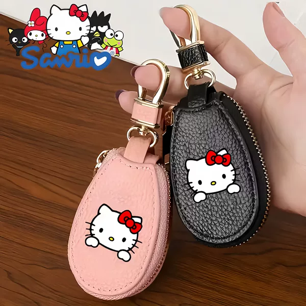 Cartoon cute and high-looking Hello Kitty key bag, personalized and multi-functional key bag